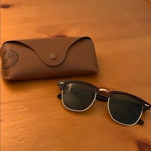 Ray Ban Brown Clubmaster Sunglasses